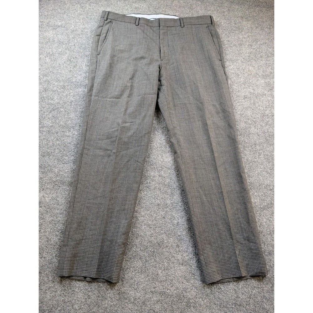 Brooks Brothers Regent Dress Pants W38 Wool Mohair Vitale Barberis Canonico Grey